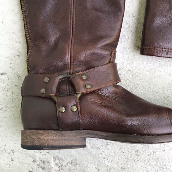 Frye Phillip harness boots - Picture 2 of 8